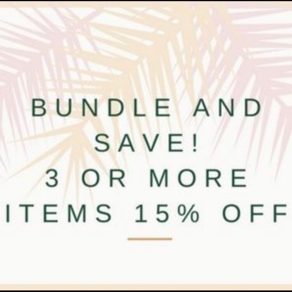 Bundle 15% discount.